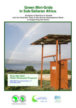 Publication - Green Mini Grids Series: (1) Analysis of Barriers to Growth and potential role of AfDB