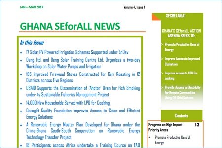 Ghana SEforALL Newsletter: Volume 3, Issue 4